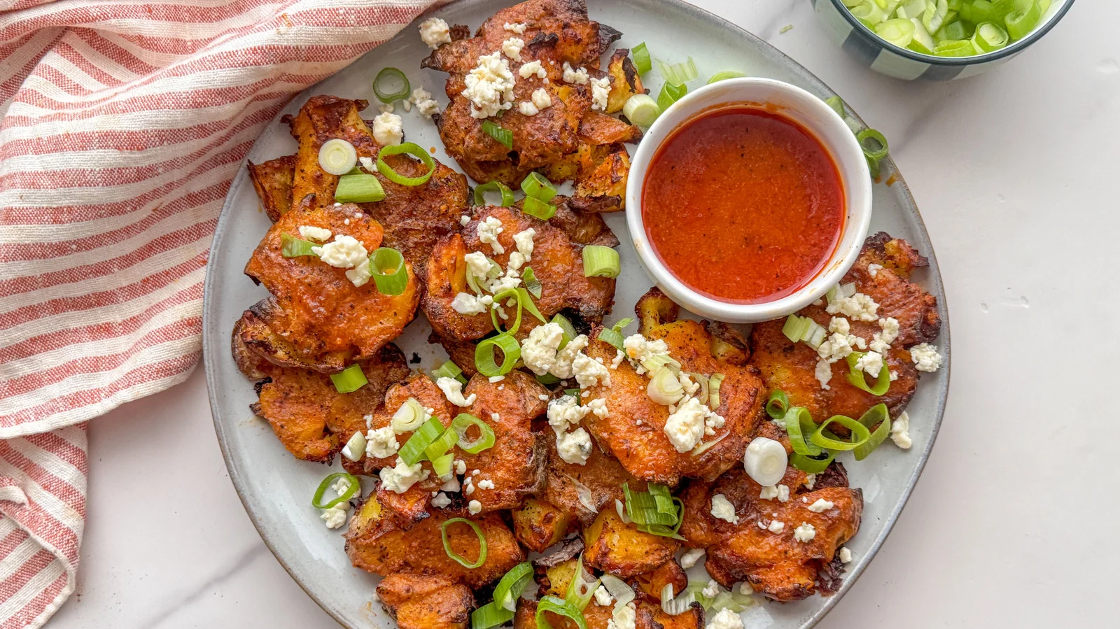 Discover the Flavorful Twist of Smashed Buffalo Potatoes