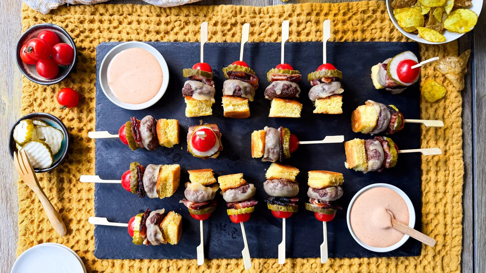 Delicious Cheeseburger Skewers: Elevate Your Next Gathering with Flavorful Party Appetizers