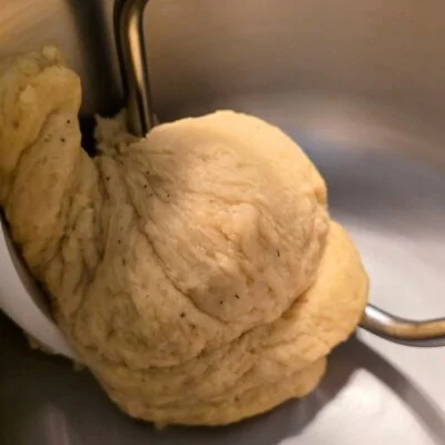 taralli dough in Ankarsrum mixer