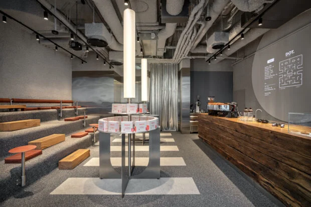 Urban Charm: The Design of DOT. Coffee & Matcha in Warsaw