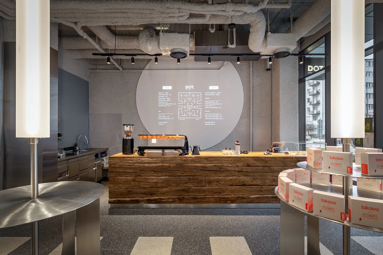 DOT. Coffee and Matcha Warsaw Interior 2